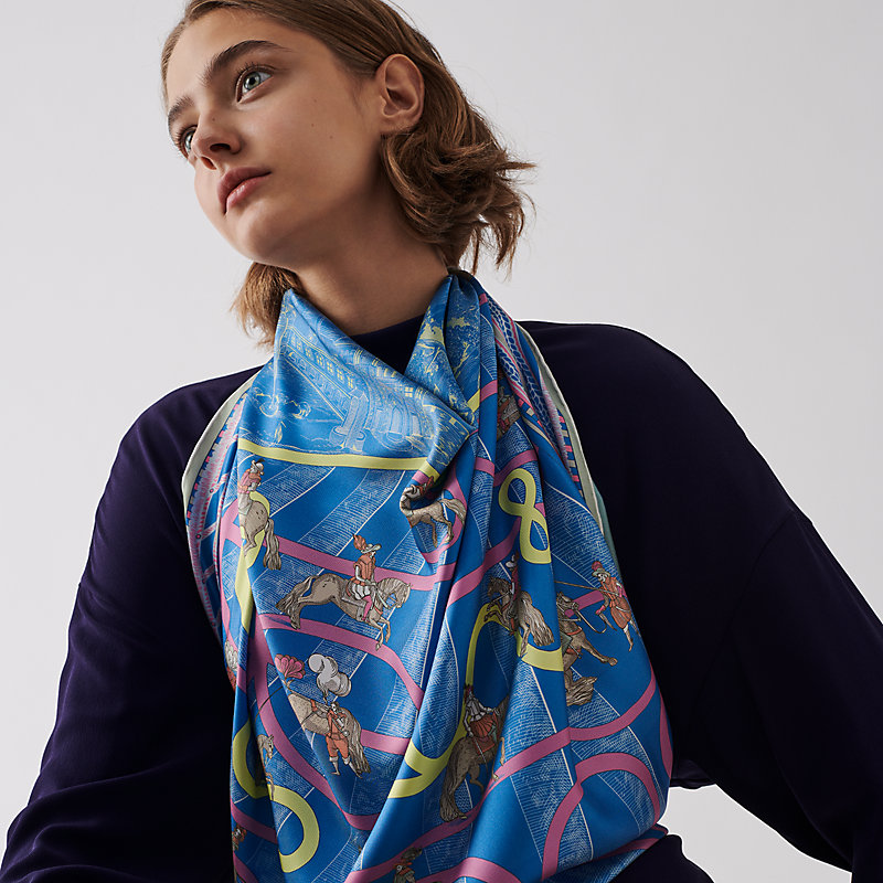 Passades et Serpentines double face scarf 90 | Hermès USA